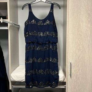 Romeo and Juliet Navy Dress